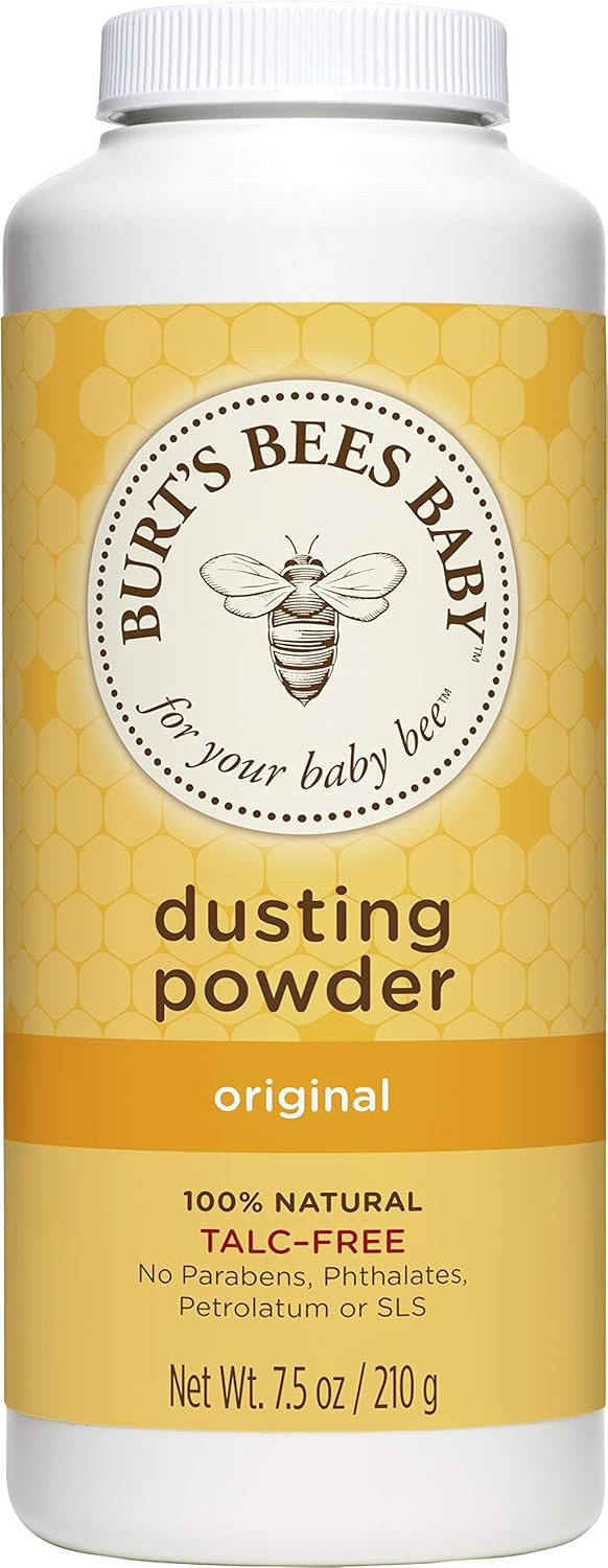 Burt's Bees Baby 100% Natural Dusting Powder, Talc-Free Baby Powder - 7.5 Ounce Bottle (Pack of 1... | Amazon (US)