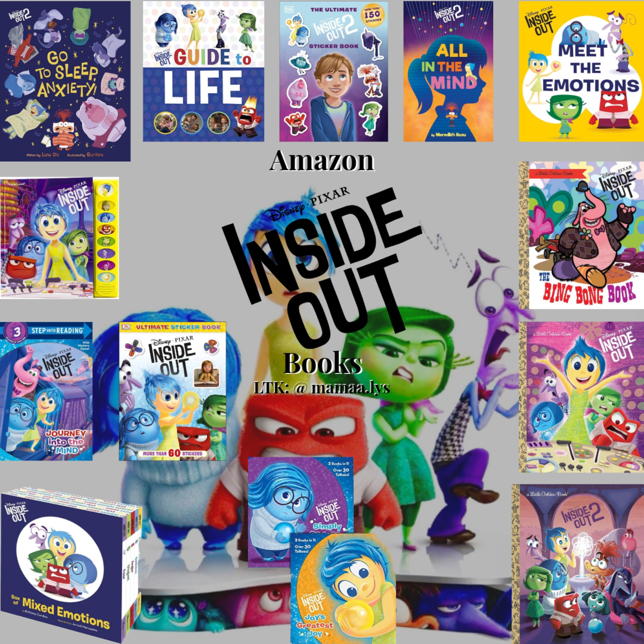 Inside out | Inside out 2 | Pixar | Disney | Books | children’s books| Disney books | Amazonn

#LTKKids #LTKFindsUnder50 #LTKGiftGuide