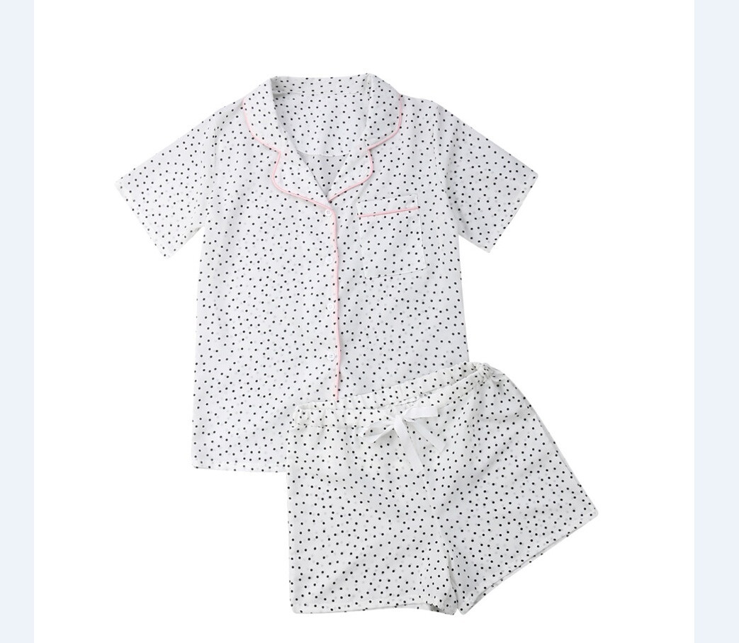 Fashion Women Sleepwear Cute Cotton Pajamas Set Short Sleeve Nightgown Summer | Walmart (US)