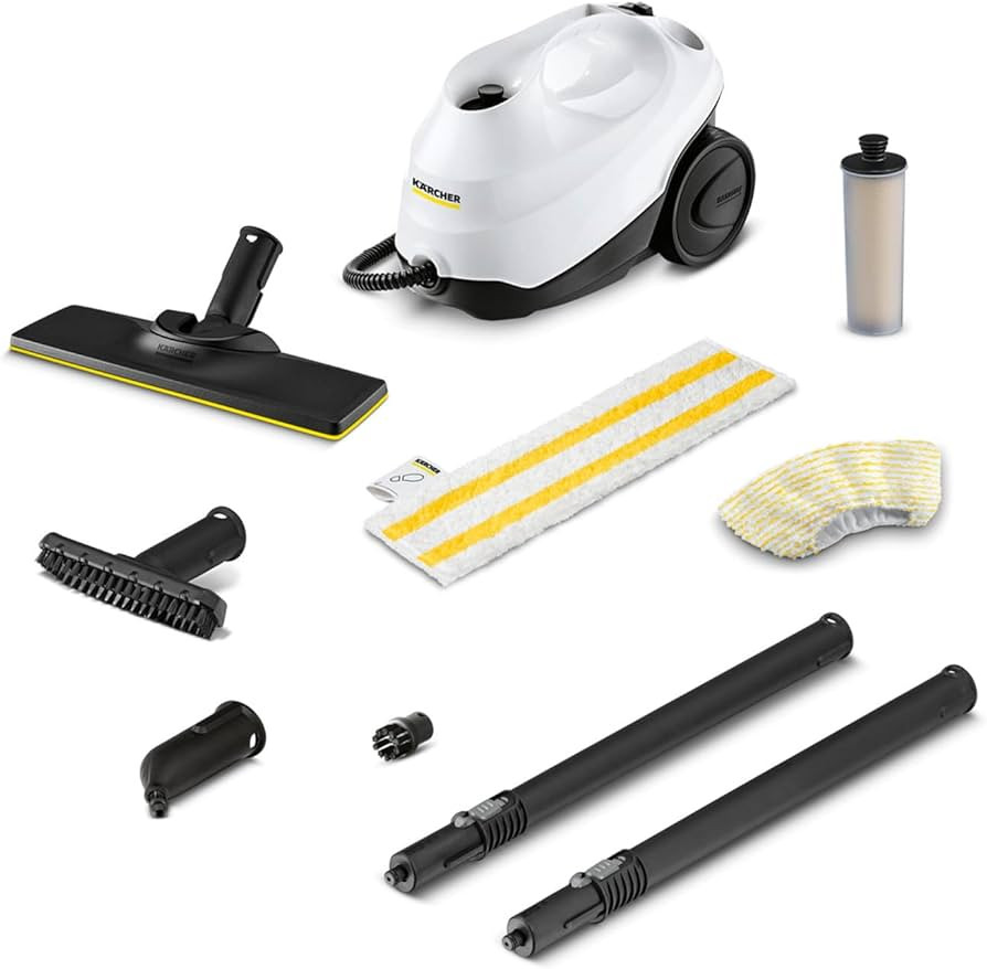 K\u00e4rcher SC 3 EasyFix Steam Cleaner, 1900W, 3.5 bar, 1L, 75m\u00b2, Heats in 30s, Includes Fl... | Amazon (UK)
