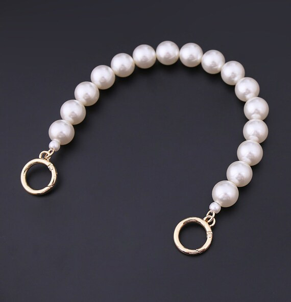 Pearl High Quality Purse Chain,Alloy and Pearl, Metal Shoulder Handbag Strap,Bag Strap, Bag Acces... | Etsy (US)