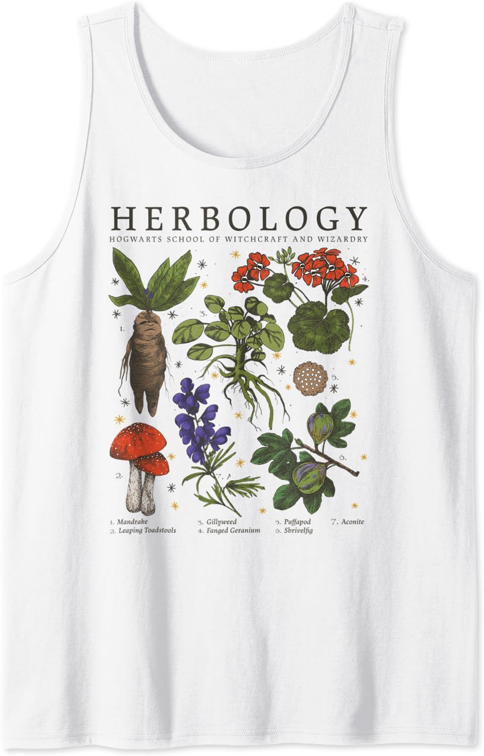 Harry Potter Herbology Plants Tank Top | Amazon (US)