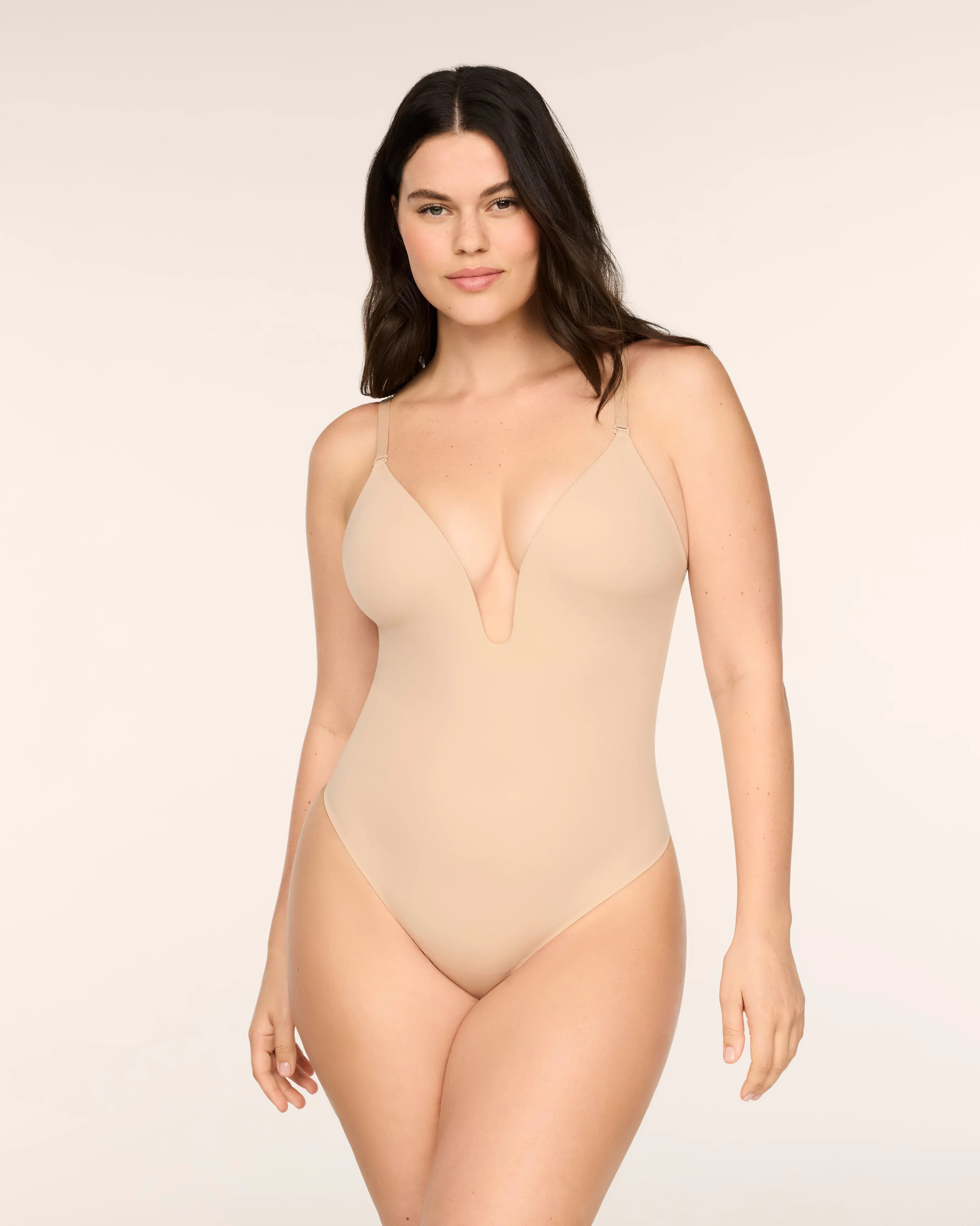 Plunge Low-Back Thong Bodysuit | Spanx