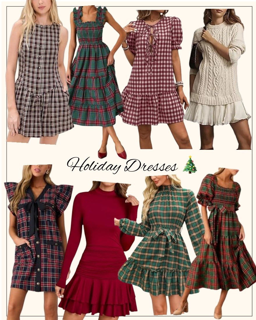 Holiday party dresses at Amazon! Plaid cozy and classic looks!! 

#LTKHoliday #LTKGiftGuide #LTKU