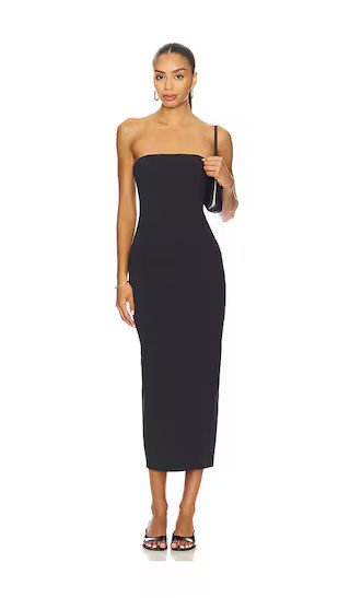 EAVES Bo Tube Maxi Dress in Black. - size XS | Revolve Clothing (Global)