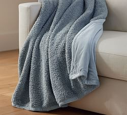 Cozy Teddy Faux Fur Throw | Pottery Barn (US)