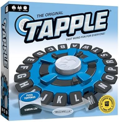 The Original TAPPLE, The Fast-Paced Family Board Game, Choose a Category & Race Against the Timer... | Amazon (US)