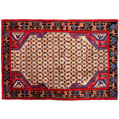 Brealynn One-of-a-Kind 4'7" x 6'7" 1970s Area Rug in Red/Black/Brown | Wayfair North America