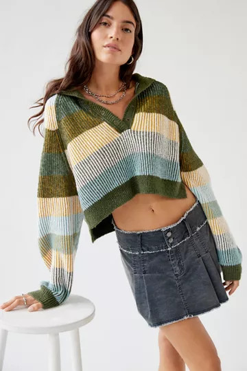 BDG Lexi Henley Sweater | Urban Outfitters (US and RoW)