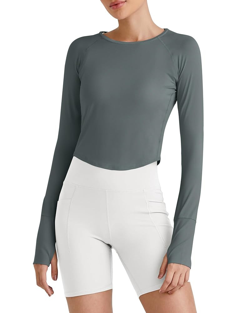 G4Free UPF 50+ Rash Guard for Women Long Sleeve Workout Tops Lightweight Sun Shirts UV Protection... | Amazon (US)