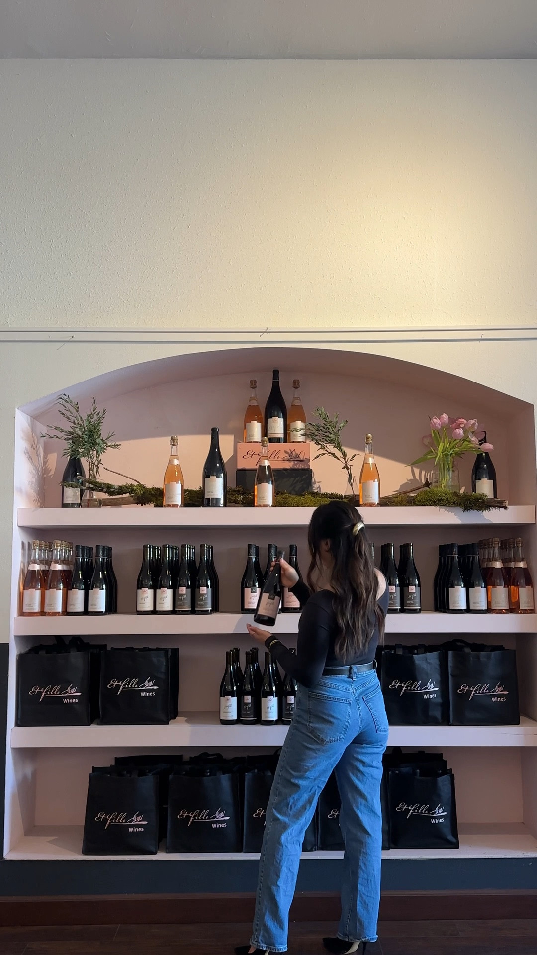 Come wine tasting with me at Et Fille wines! Wearing the viral target denim high waisted flattering loose fit perfect fit jeans! Bodysuit is from
Shapermint and super comfy helping me feel so confident. Elevated casual style

#LTKselfcare #LTKdayinmylife #LTKValentine