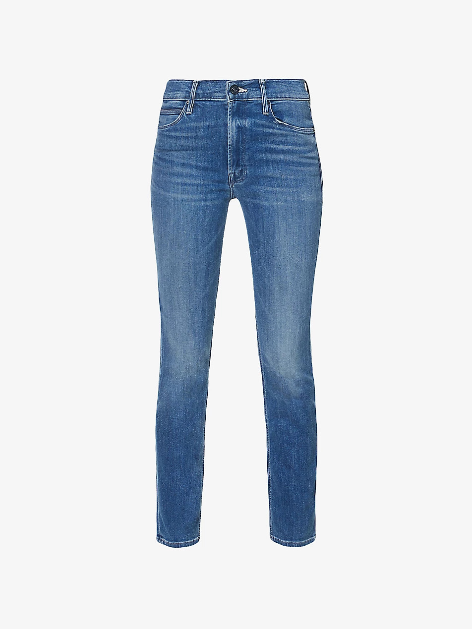 Dazzler straight-leg mid-rise stretch-denim jeans | Selfridges