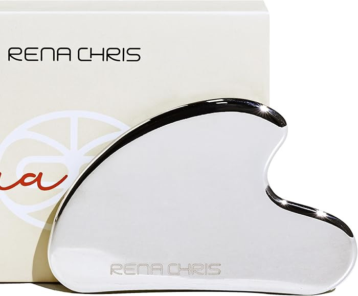 Rena Chris Gua Sha Facial Tools: Stainless Steel Guasha Tool for Face Acupuncture Therapy, Facial... | Amazon (US)