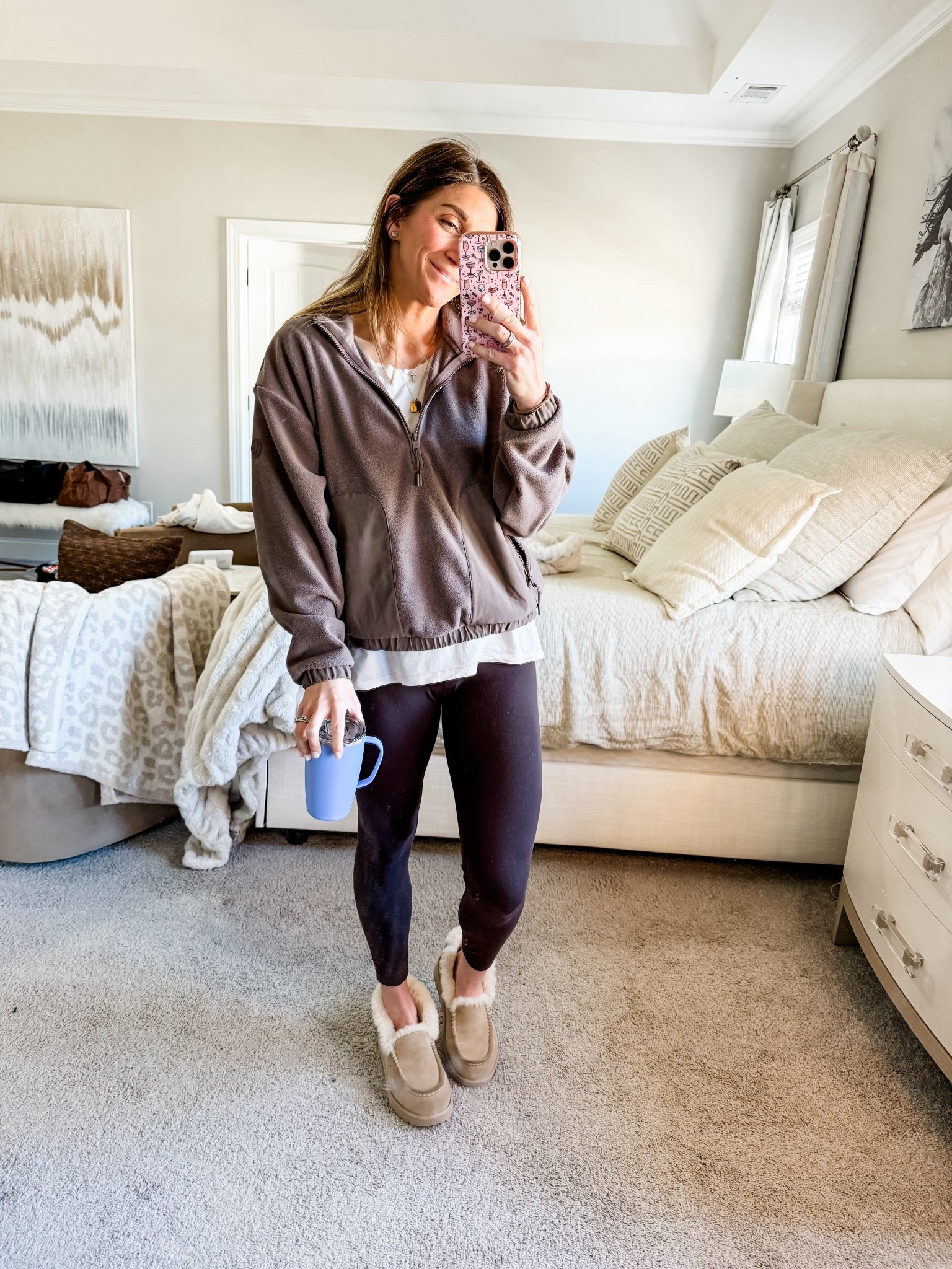 Shop ootd here 

Long sleeve tee is Lululemon-size 6
Pullover is Aspen Zip Up from Lululemon size medium 
Leggings are Lululemon aligns in brown size 6/25in
Shoes are Uggs size 8

Linked coffee swig mug, necklaces, phone case and more! Code: watsonansley10 for 10% off Loopy!

Zip up | jacket | pullover | long sleeve tee | leggings | Lululemon | tiny tags | electric picks | phone case | loopy | swig | mug | Uggs | athletic | active | fit | fitness | athleisure | comfy | mom ootd | daily 



#LTKActive #LTKootd #LTKmomlife