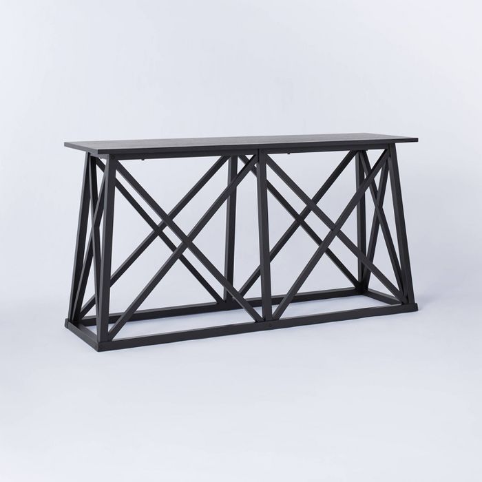 Copperton Wood X Base Console Table - Threshold™ designed with Studio McGee | Target