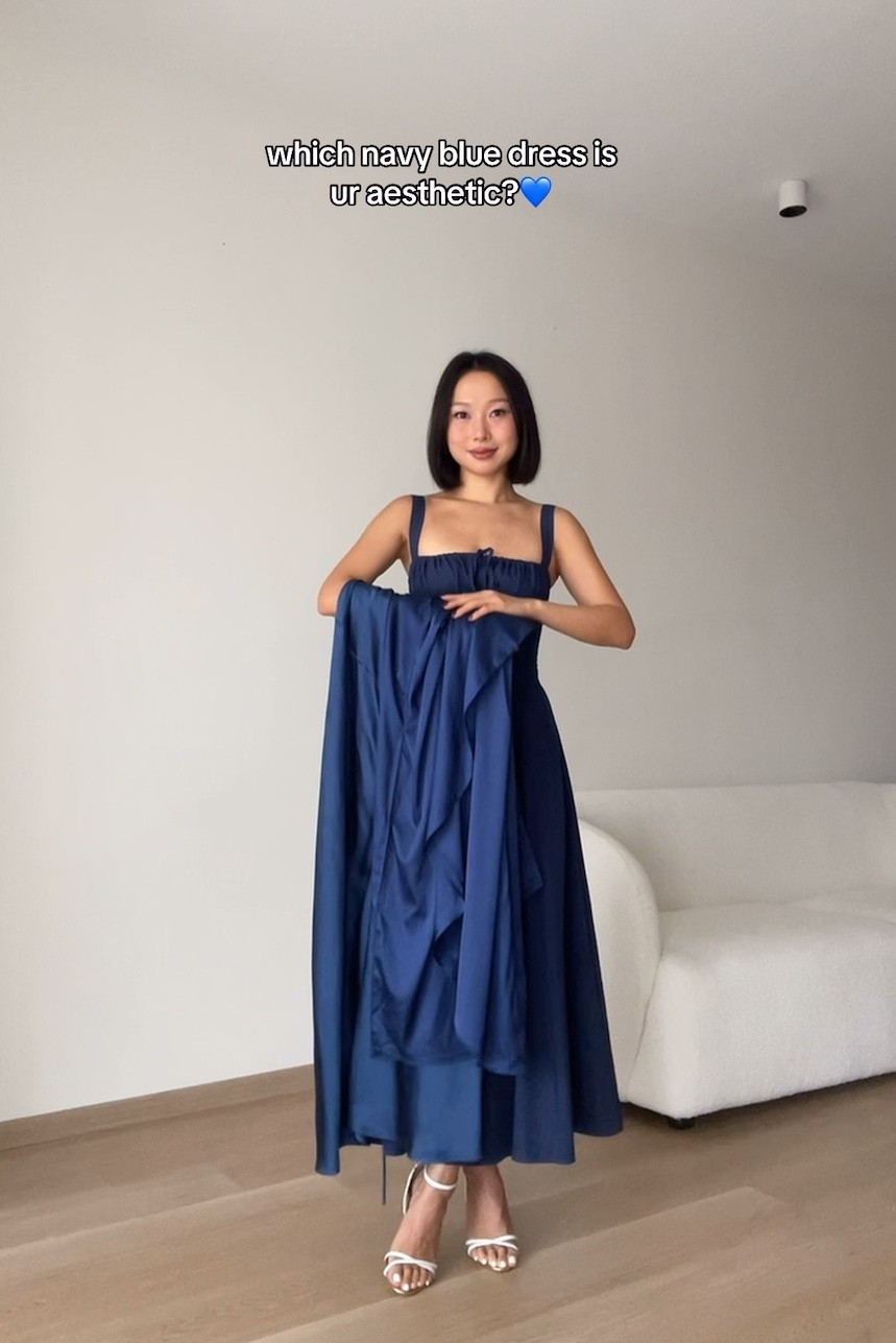 which navy blue dress is ur aesthetic? 💙💫



formal dress wedding guest navy blue satin maxi dress corset dresss

#LTKVideo #LTKHoliday 

#LTKSeasonal