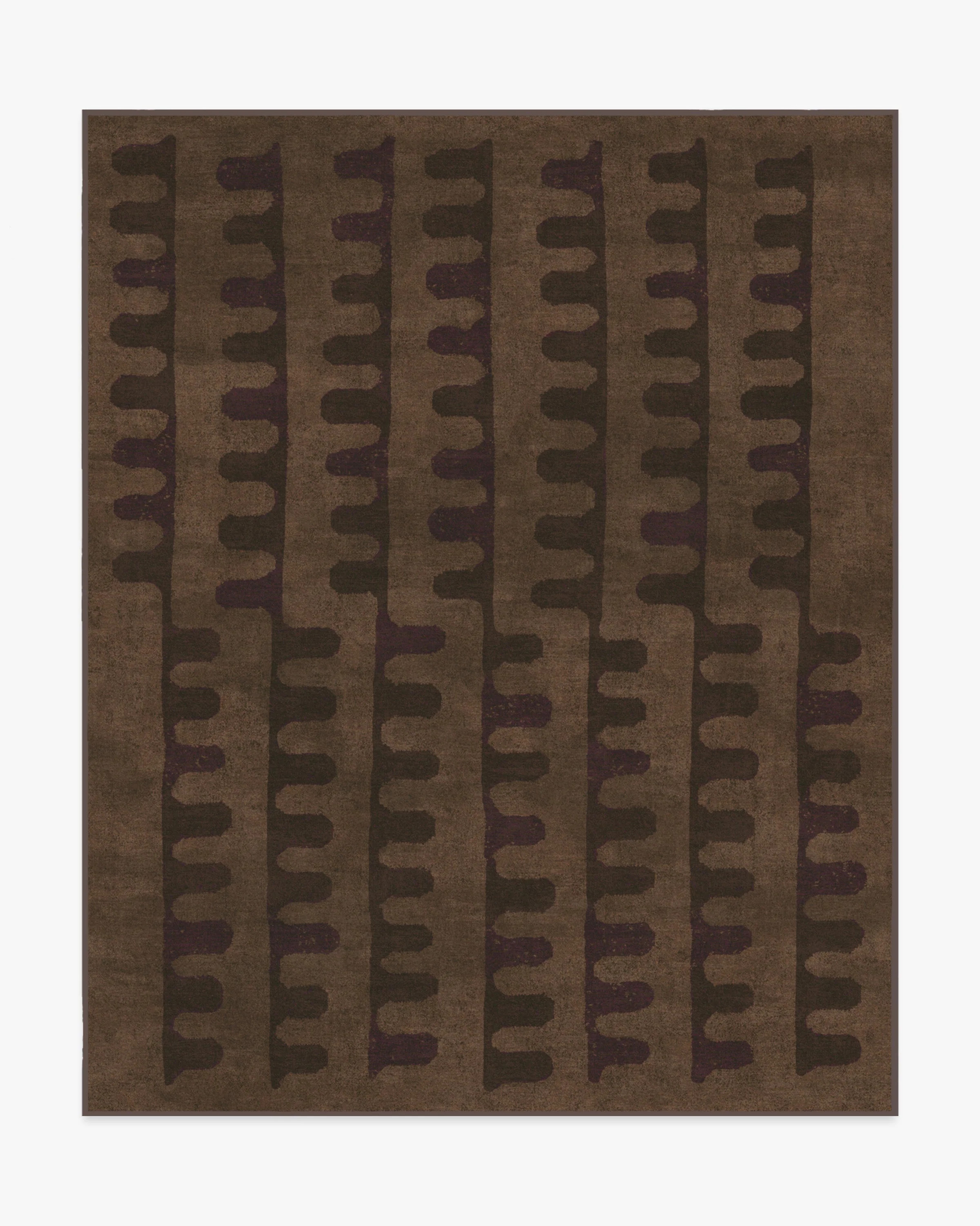 Veza Bronze & Plum Rug | Ruggable | Ruggable
