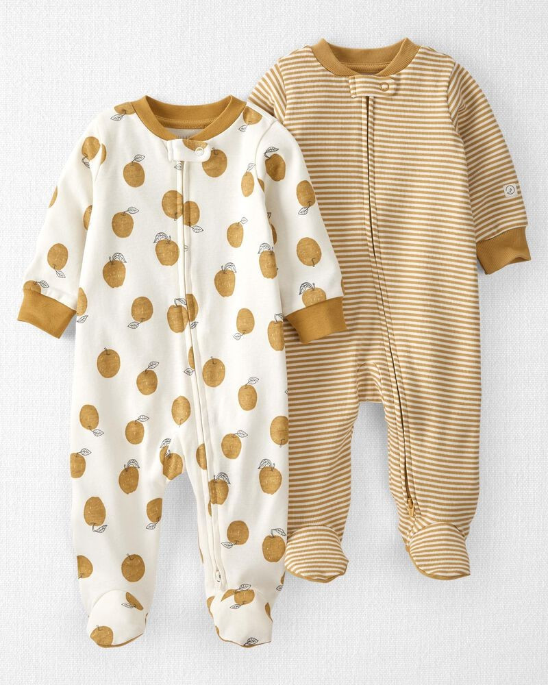 2-Pack Organic Cotton 2-Way Zip Sleep & Play | Carter's