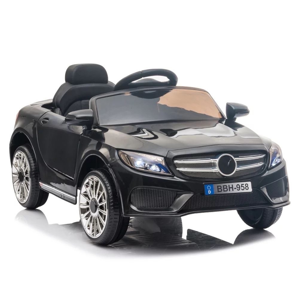 Ride on Car for Boys, 12 Volt Battery-Powered Ride on Car with Remote Control, Black 4 Wheels Rid... | Walmart (US)