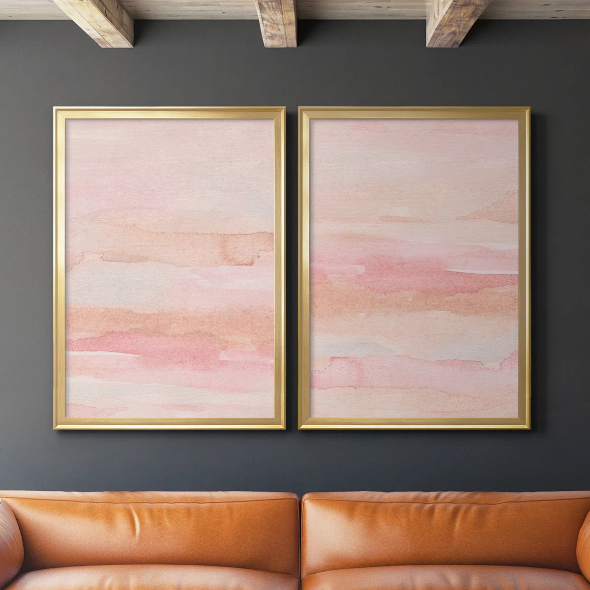 " Rose Fade I " 2 - Pieces (Set of 2) | Wayfair North America