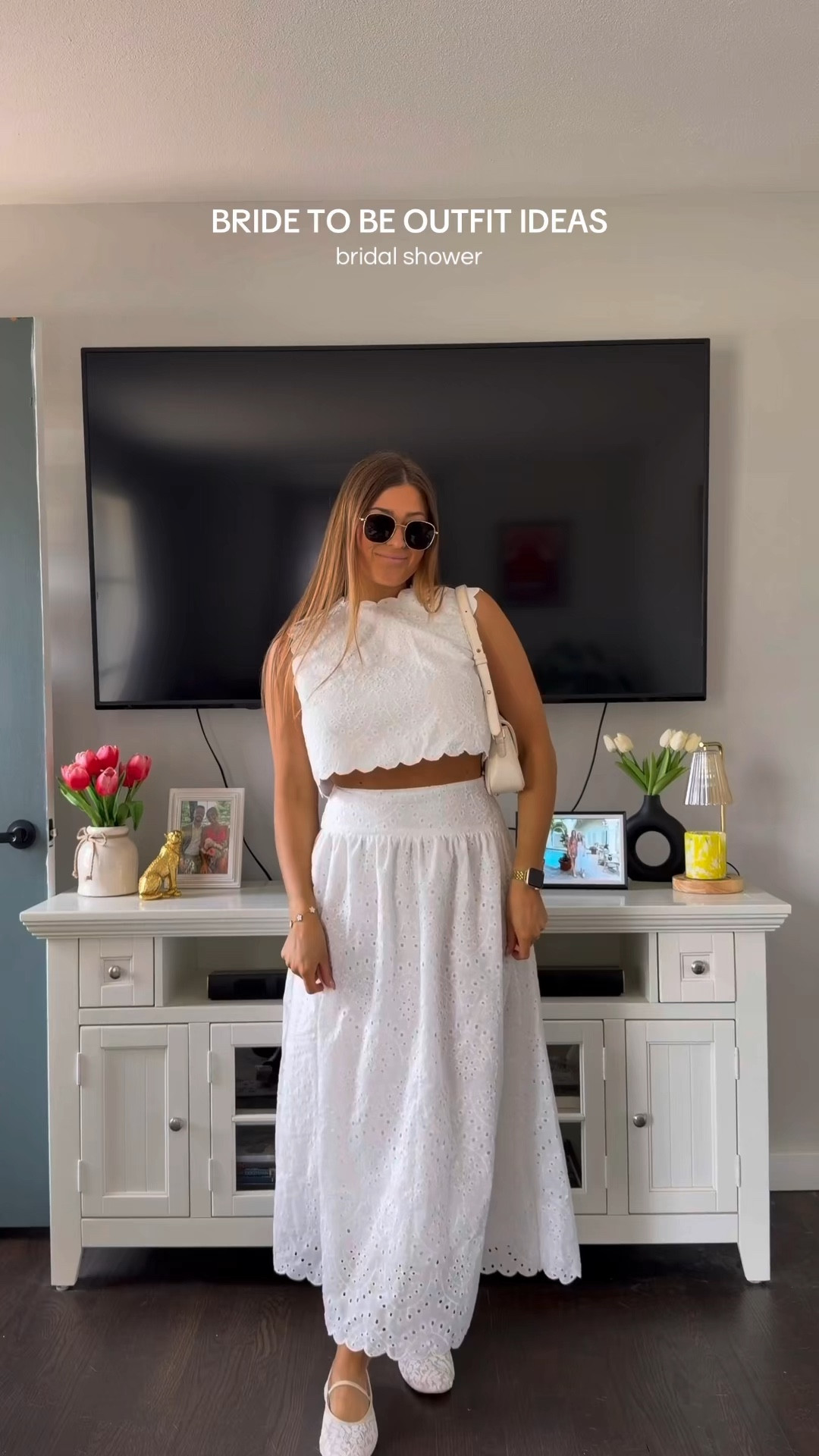 bridal outfit ideas! bridal shower outfits. bachelorette party outfit. two piece white set. bride to be outfits. western lace dress  

#LTKFestival #LTKWedding