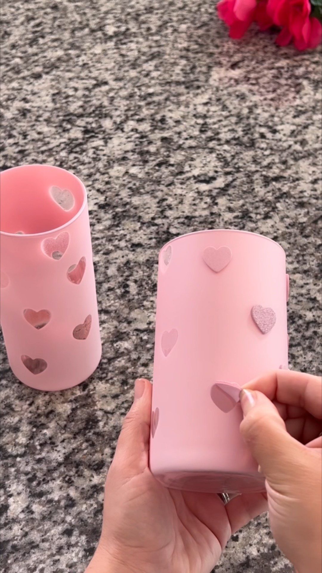 DIY Valentines Day Vase. 

#LTKHome #LTKSeasonal