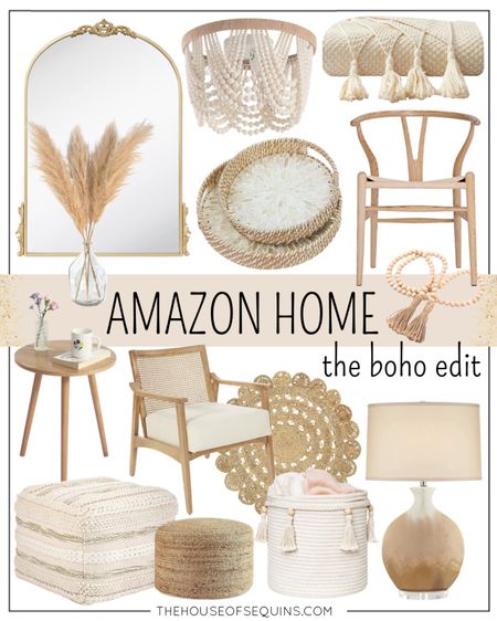 Shop Amazon Home Boho Decor! Neutral home finds. 

Follow my shop @thehouseofsequins on the @shop.LTK app to shop this post and get my exclusive app-only content!

#liketkit 
@shop.ltk
https://liketk.it/3W6GB

#LTKunder100 #LTKsalealert #LTKhome