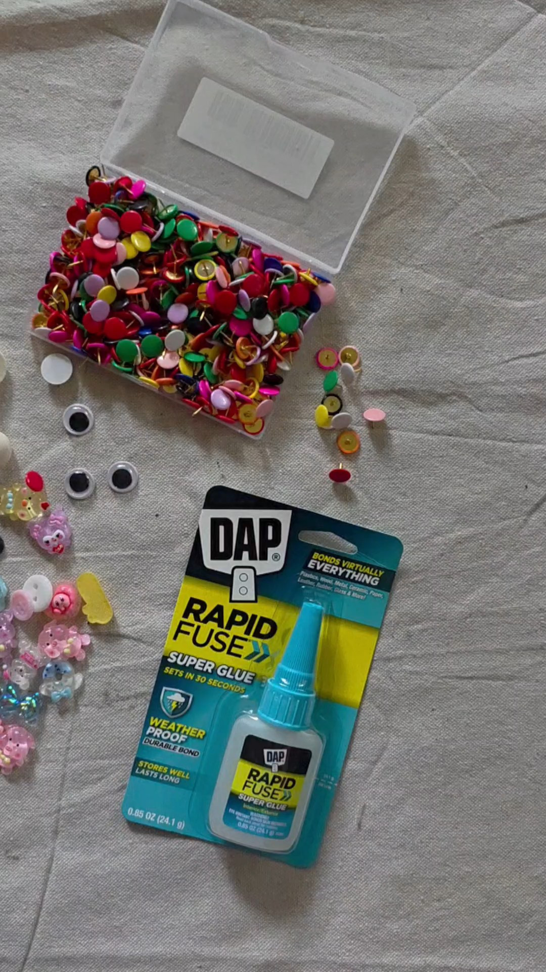 Friends don't let friends use normal boring push pins when it is THIS easy to make your own decorative push pins! #diy #crafts  

 #LTKKids