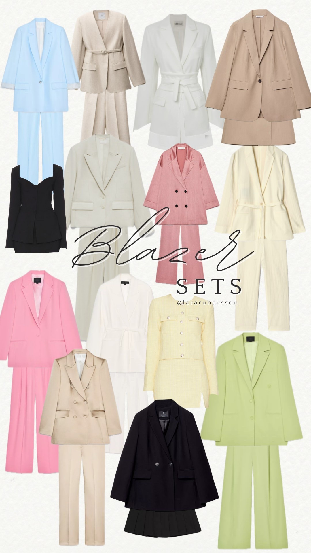 Blazer Sets 

#LTKsummer #LTKstyletip #LTKeurope