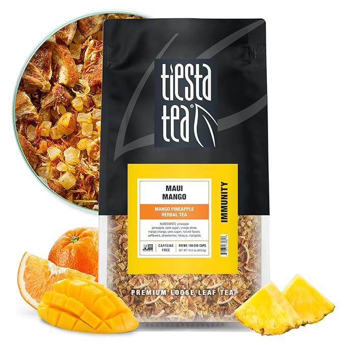 Tiesta Tea - Maui Mango | Mango Pineapple Herbal Tea | Premium Loose Leaf Tea Blend | Non-Caffein... | Amazon (US)