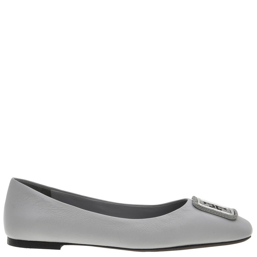 Tory Burch Georgia Pave Leather Ballet Flats, Size 7 | Jomashop.com & JomaDeals.com