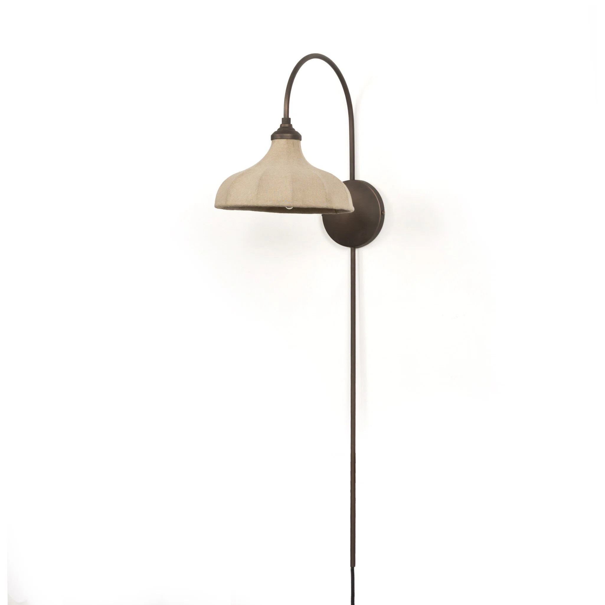 Red Barrel Studio® Deontee Sconce-Linen | Wayfair | Wayfair North America