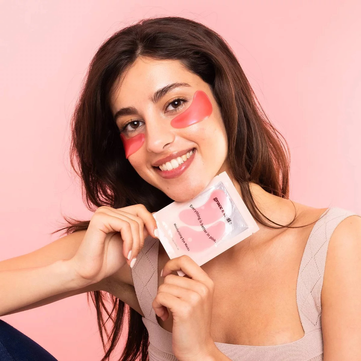 Grace & Stella Under Eye Mask - Pink - 2ct | Target