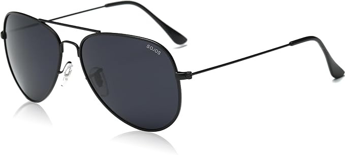 SOJOS Classic Aviator Polarized Sunglasses for Men Women Vintage Retro Style SJ1054 | Amazon (US)