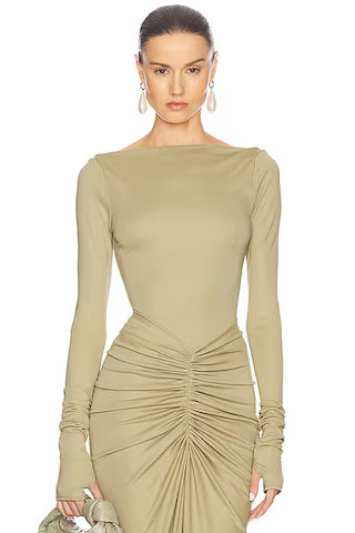 Matte Jersey Long Sleeve Top | FWRD 