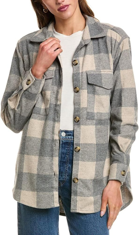 Beach Lunch Lounge Womens Beachlunchlounge Taelyn Jacket, Xs, Tan | Amazon (US)