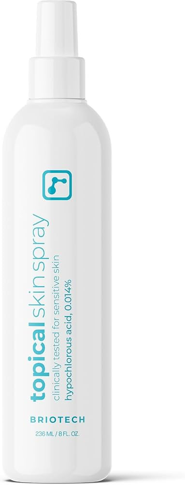 BRIOTECH Topical Skin Spray, Hypochlorous Acid Spray for Sensitive Skin, HOCl Facial Mist, Full B... | Amazon (US)