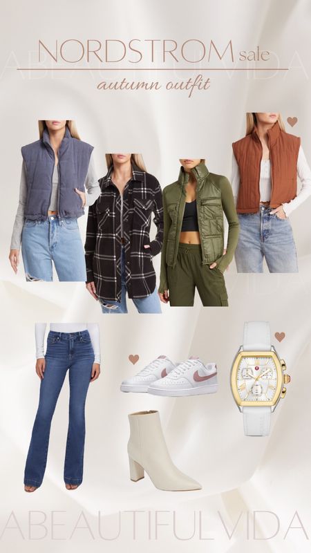 Nordstrom anniversary sale: casual fall outfit inspo

Nike//vest// corduroy// plaid shirt // bootleg jeans // Michele watch

#LTKxNSale #LTKstyletip #LTKsalealert