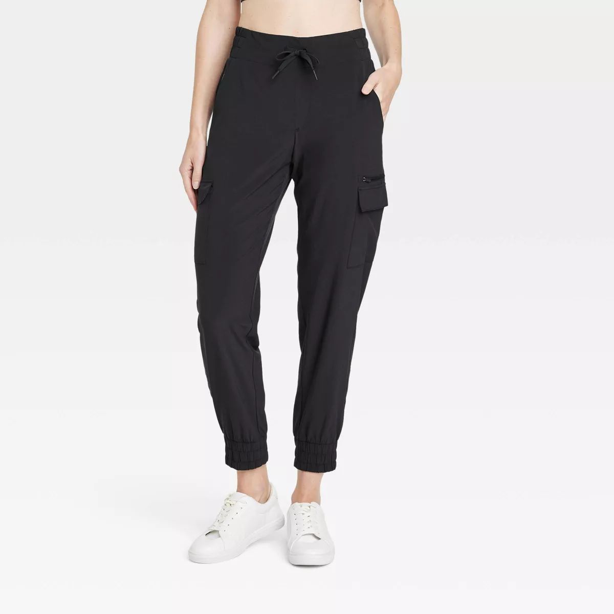 Women's Active Light Mid-Rise Cargo Joggers - All In Motion™ | Target