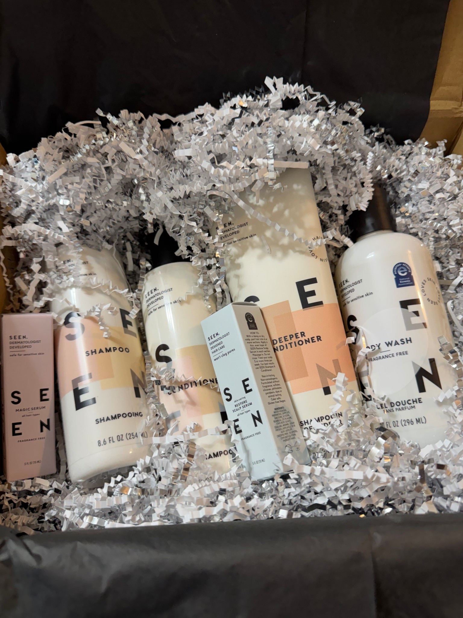 Seen restock!  
Products that promote healthy hair AND skin through clinically-proven, non-comedogenic formulas that are safe for acne-prone and sensitive skin.