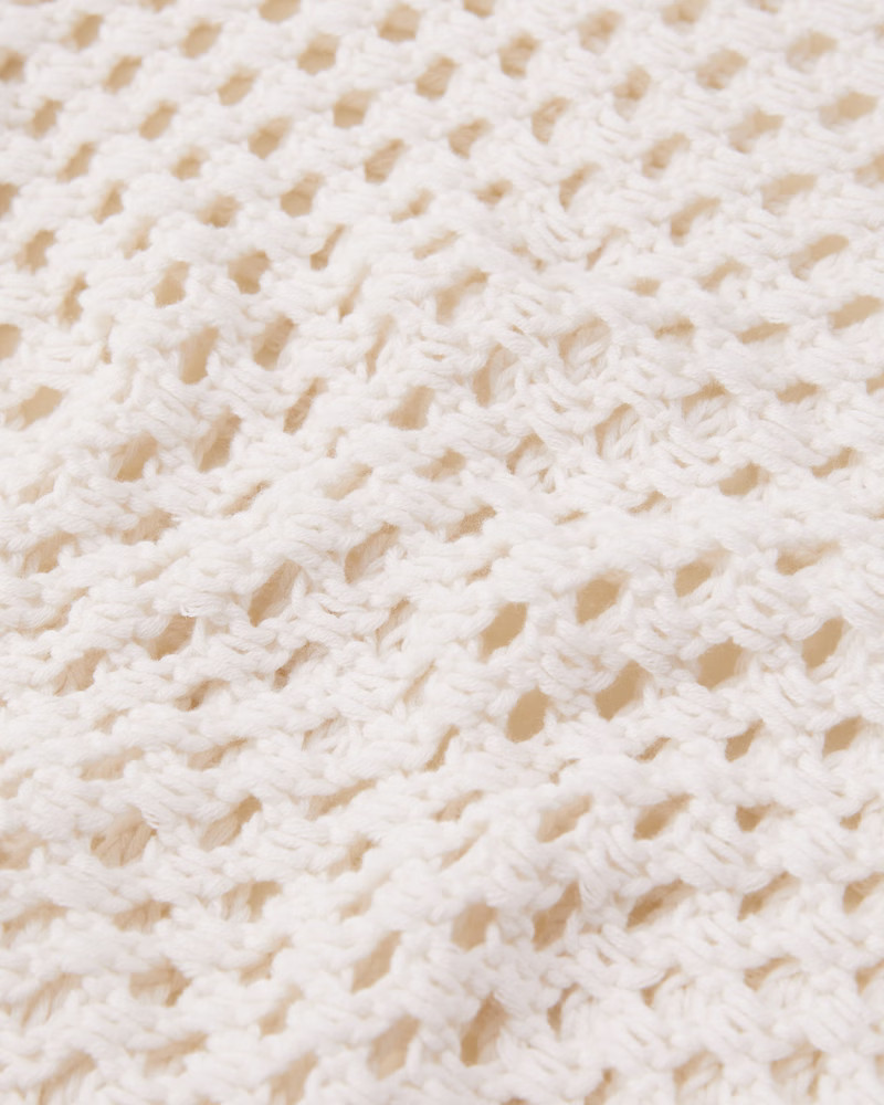 Long-Sleeve Mesh Sweater | Abercrombie & Fitch (US)