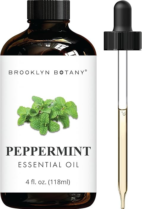 Brooklyn Botany Peppermint Essential Oil - Huge 4 Fl Oz - 100% Pure and Natural - Premium Grade w... | Amazon (US)
