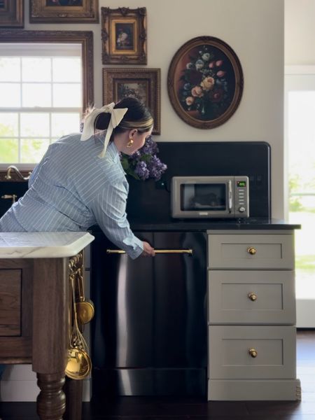 Shop the photo: me in my modern Victorian kitchen using our new ZLINE dishwasher! #kitchen #appliances #cabinethardware #fauxflowers #homedecor

#LTKHome