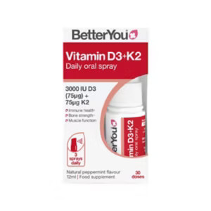 BetterYou Vitamin D 3000iu + K2 Daily Oral Spray 12ml | Boots.com