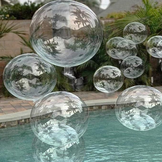 lightsfever Clear Balloons, Bobo Balloons, Transparent Balloons, Wedding bubble balloons, Wedding... | Amazon (US)
