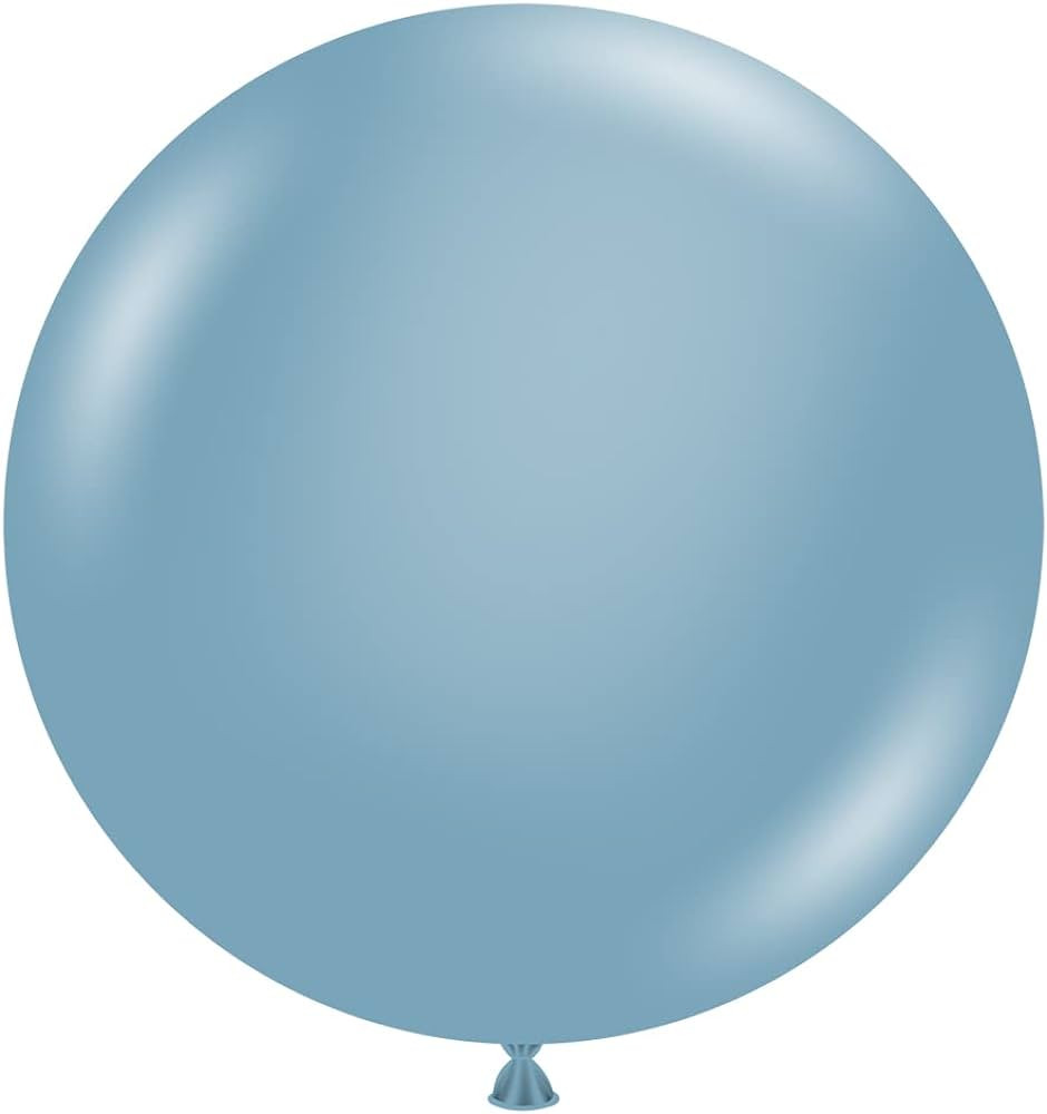 Tuf-Tex 17" Blue Slate Latex Balloons | Amazon (US)