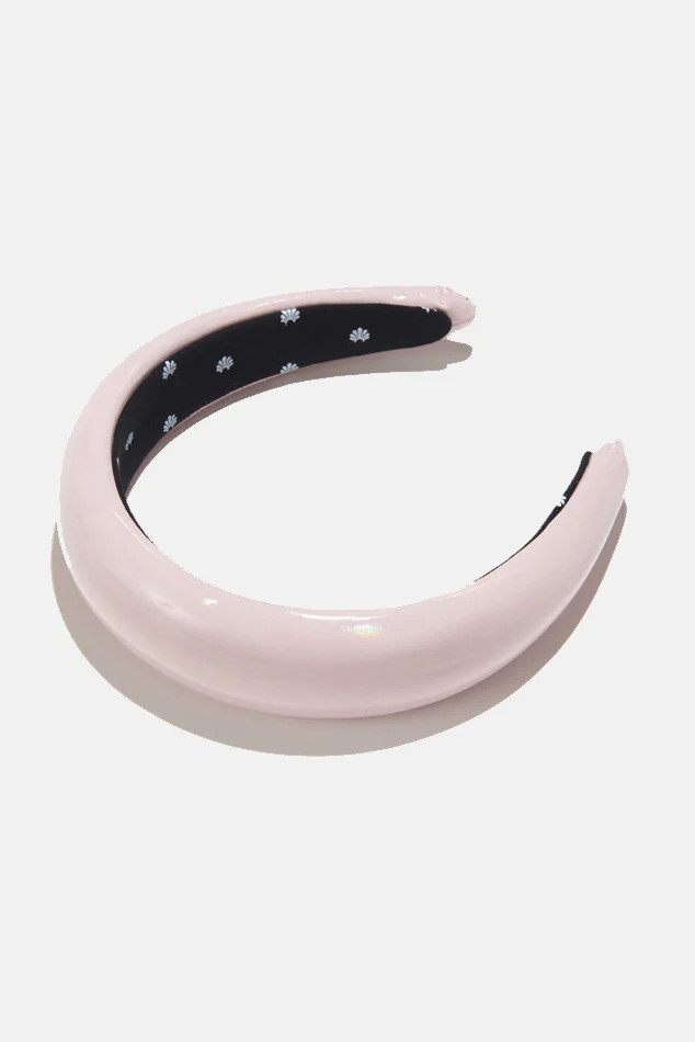 Blush Gloss Lele Sadoughi Padded Gloss Headband | Blue & Cream