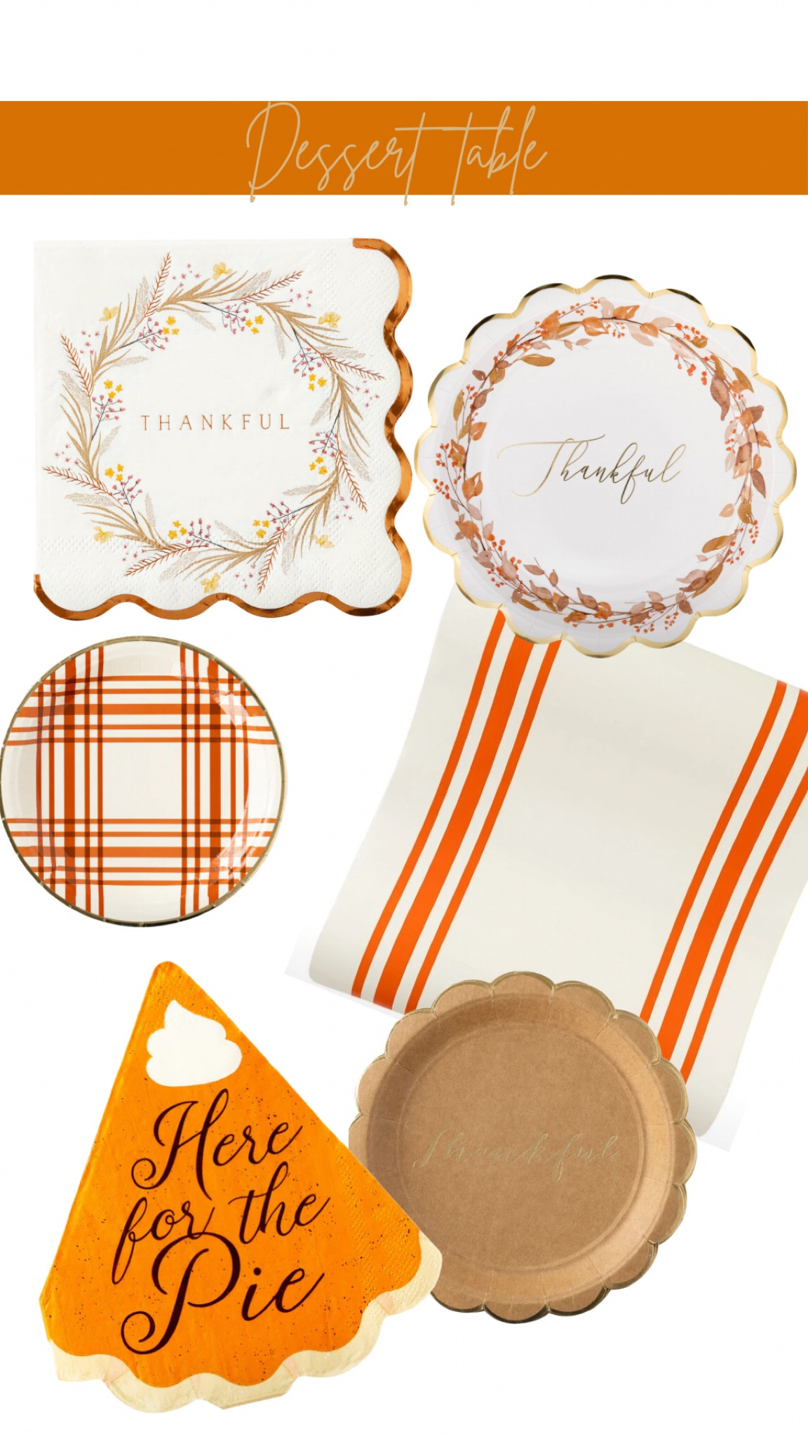 I love doing something less formal for desserts! These Thanksgiving paper goods are perfect! 

#LTKSeasonal #LTKCyberWeek #LTKHoliday