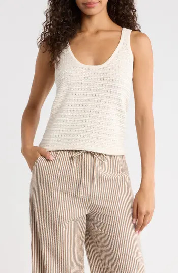 Marine Layer Siena Cotton Sweater Tank | Nordstrom | Nordstrom