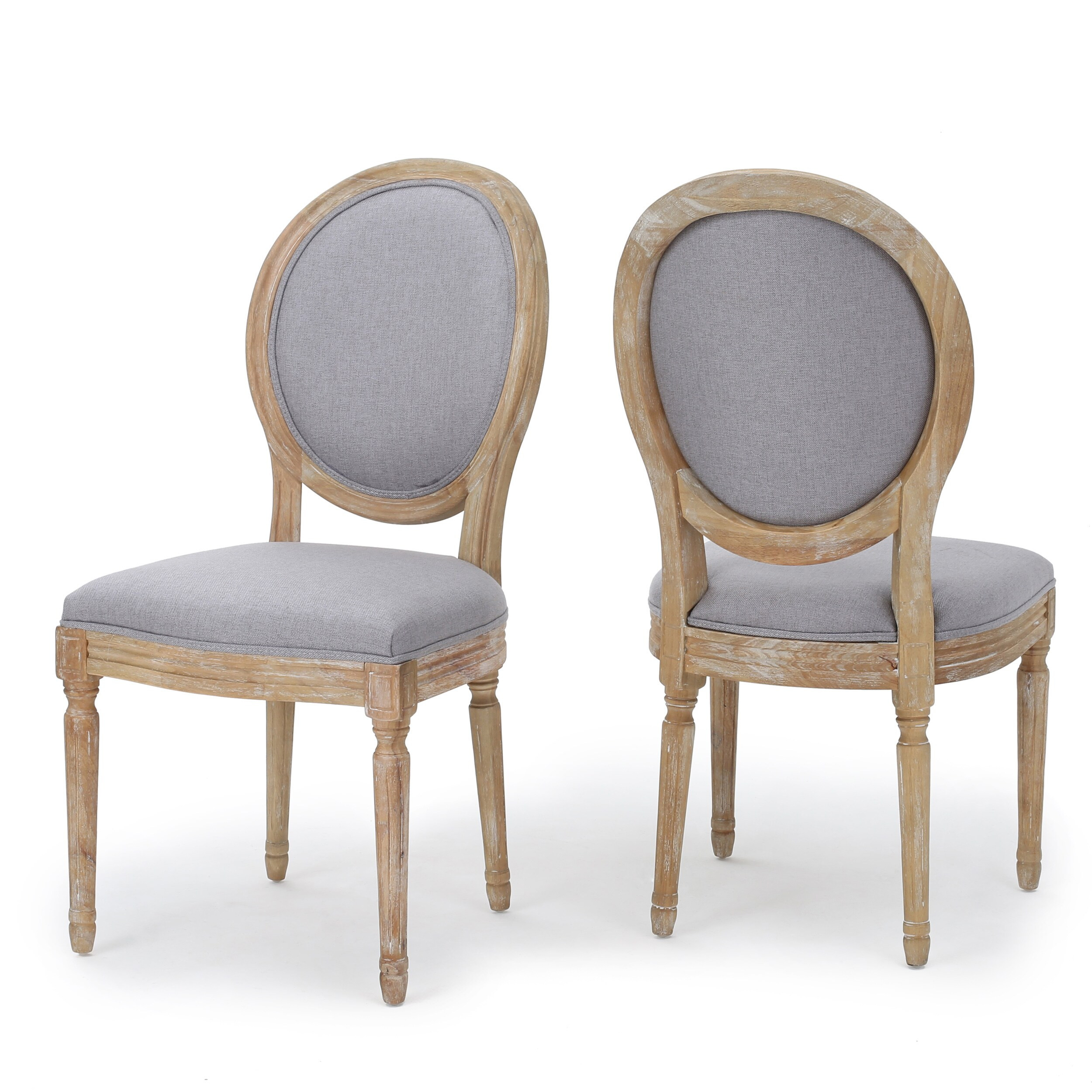 Best Selling Home Decor Set of 2 Phinnaeus Contemporary/Modern Polyester Upholstered Side Chair (... | Lowe's